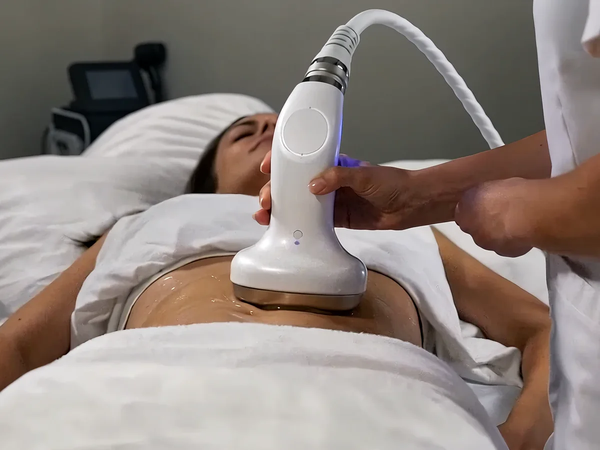 T-Shape 2 body-contouring treatment in a private med-spa room